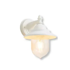 LANTERNA A PARETE STILE RETRÒ LAMPADA DA MURO PER GIARDINO FACCIATE E27 IP44 524WA-B247