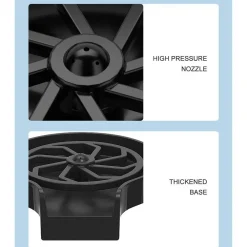 LAVABICCHIERI AUTOMATICO A PRESSIONE LAVA BICCHIERI FISSAGGIO SU LAVELLO CUCINA