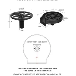 LAVABICCHIERI AUTOMATICO A PRESSIONE LAVA BICCHIERI FISSAGGIO SU LAVELLO CUCINA