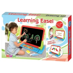 LAVAGNA CON SUPPORTO DA TAVOLO O PAVIMENTO CON ACCESSORI PUZZLE LETTERE NUMERI