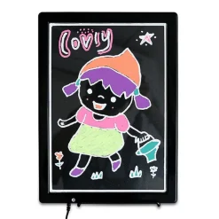 LAVAGNA INSEGNA LUMINOSA A LED RISCRIVIBILE 40X60 PER PUB RISTORANTE BAR NEGOZIO