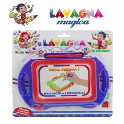 LAVAGNA MAGICA CON PENNA CANCELLABILE GIOCATTOLO PER BAMBINI DISEGNA E CANCELLA
