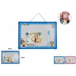LAVAGNA MAGNETICA CON CORNICE IN PLASTICA PER BAMBINI CON PENNARELLO GIOCO 07686