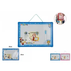 LAVAGNA MAGNETICA CON CORNICE IN PLASTICA PER BAMBINI CON PENNARELLO GIOCO 07684