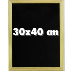 LAVAGNA NERA PER GESSETTO 30 X 40 CM LAVAGNETTA CASA UFFICIO SCUOLA
