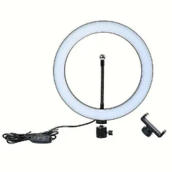 LED RING LIGHT CON TREPPIEDI LAMPADA ANULARE PER SELFIE STREAMING DAL VIVO