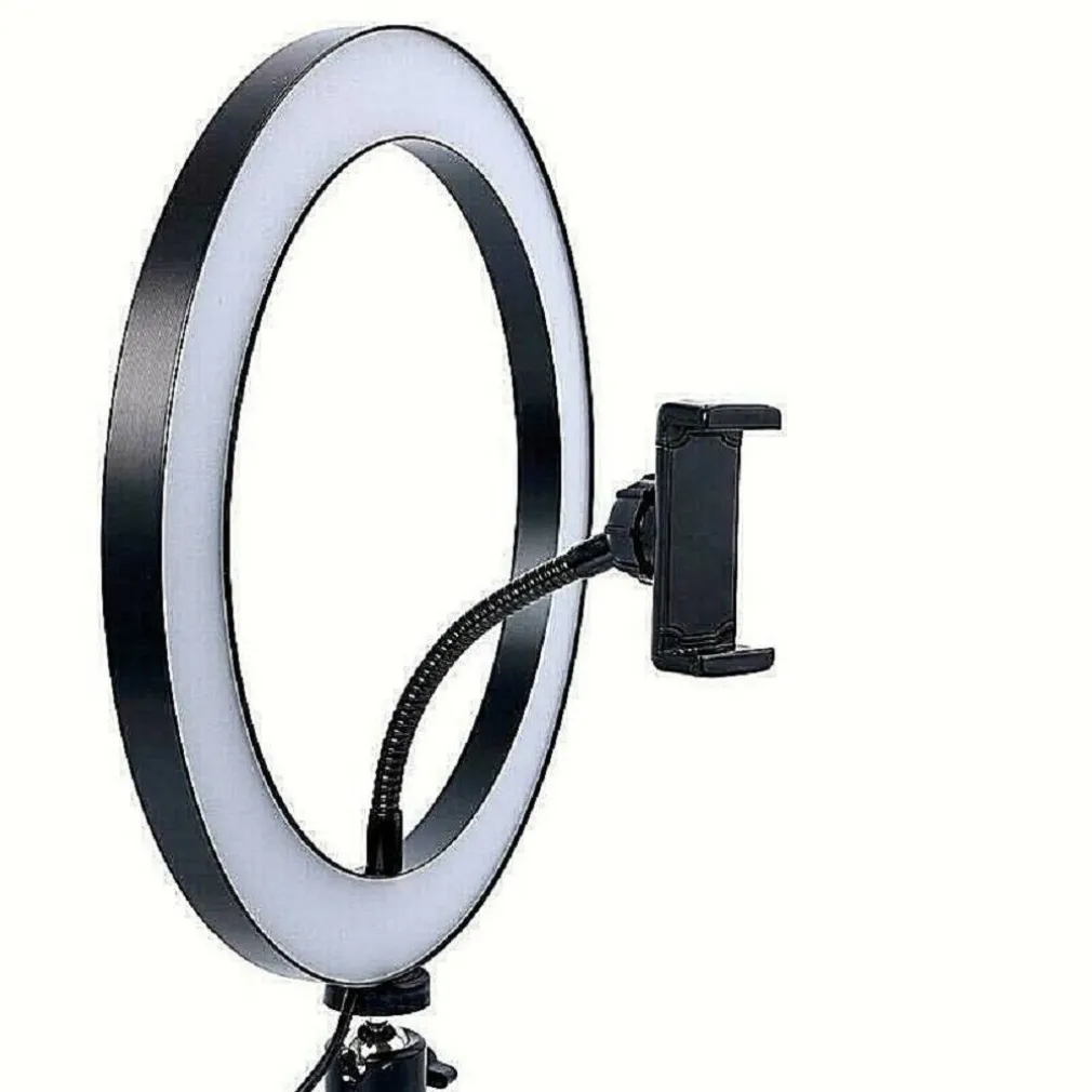 LED RING LIGHT CON TREPPIEDI LAMPADA ANULARE PER SELFIE STREAMING DAL VIVO