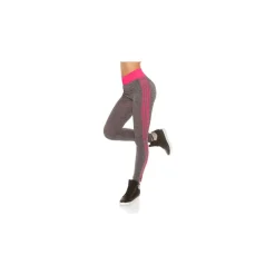 LEGGINGS DA DONNA MODELLANTI UNICA TAGLIA DA 40 A 48 DA SPORT E PALESTRA F3802