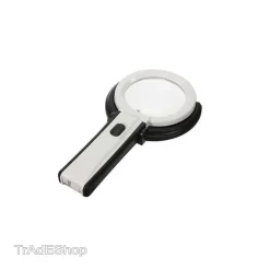 LENTE DI INGRANDIMENTO DA TAVOLO LAMPADA CON 10 LED PORTATILE 120 MM A 28MM