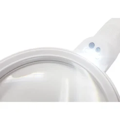 LENTE DI INGRANDIMENTO 4X DA LETTURA LAVORO 3 LED LUCE BIANCA FOCALE 125mm