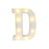 LETTERA D LUMINOSA CON LUCI LED A BATTERIA DECORAZIONI PER LA CASA DIM. 22 CM