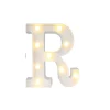 LETTERA R LUMINOSA CON LUCI LED A BATTERIA DECORAZIONI PER LA CASA DIM. 22 CM