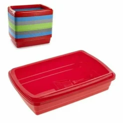 LETTIERA PER GATTI GATTO RETTANGOLARE CON PALETTA IN PLASTICA COLORATA