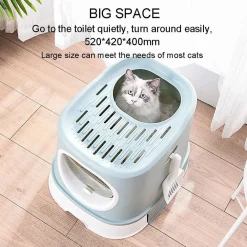 LETTIERA PER GATTI TOILETTE ESTRAIBILE CASSETTO PALETTA ANTISPRUZZO SPORTELLO