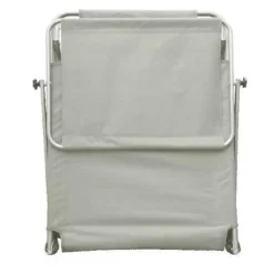 LETTINO CON TETTUCCIO PARASOLE BEIGE SDRAIO PRENDISOLE 187X55X24CM PIEGHEVOLE 281020