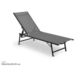 LETTINO SDRAIO MARE PRENDISOLE RECLINABILE PIEGHEVOLE PRAIANO PISCINA SEDIA IN TEXTILENE