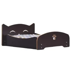 LETTO PER GATTI CANI ANIMALI PICCOLA MEDIA TAGLIA IN LEGNO UNIVERSALE 68X55X23CM