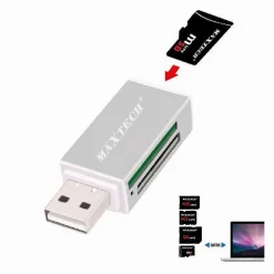 LETTORE DI SCHEDE MEMORIA MEMORY CARD USB 2.0 480 MBPS TF/SD/M2/MS CARD LTO-SM02