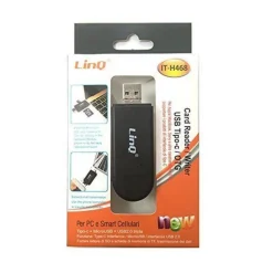 LETTORE MEMORY CARD SCHEDE DI MEMORIA SD MICRO SD INTERFACCIA TIPO C OTG IT-H468