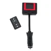 LETTORE TRASMETTITORE FM MP3 PER AUTO PRESA ACCENDISIGARI USB SCHEDA SD MMC