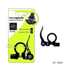 LEVA REGGISELLA CON REGOLATORE DI ALTEZZA ATTACCO UNIVERSALE BICI 25,4MM XC-1646