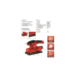 LEVIGATRICE ORBITALE ELETTRICA 2MM EINHELL TH-OS1520 150W PALMARE PROFESSIONALE