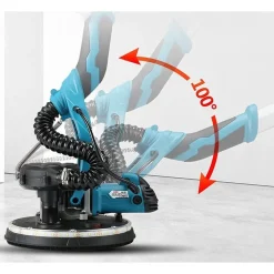 LEVIGATRICE TELESCOPICA PER MURI 1100 W A GIRAFFA CON LED 800-2300RPM 5 VELOCITÀ