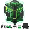 LIVELLA LASER A VERDE 16 LINEE AUTOLIVELLANTE 4X360° CON BASE DI TREPPIEDE