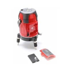LIVELLA LASER AUTOLIVELLANTE 360º ROTAZIONE BOLLA DIGITALE 5 LINEE TRACCIALINEE