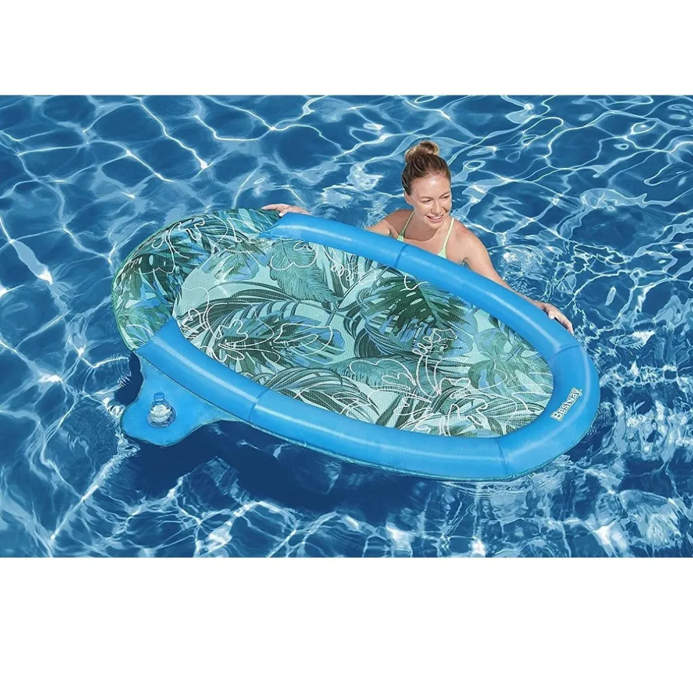 LOUNGE LETTINO GONFIABILE GALLEGGIANTE PISCINA MARE FLEX'N FOLD 171X94X16CM 43552