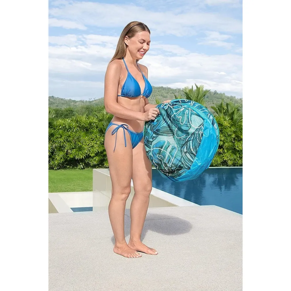 LOUNGE LETTINO GONFIABILE GALLEGGIANTE PISCINA MARE FLEX'N FOLD 171X94X16CM 43552