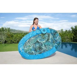LOUNGE LETTINO GONFIABILE GALLEGGIANTE PISCINA MARE FLEX'N FOLD 171X94X16CM 43552