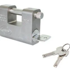 LUCCHETTO CATENACCIO MONOBLOCCO IN ACCIAIO CEMENTATO GRIZZLY CORBIN ANTITRAPANO