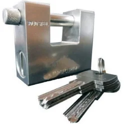 LUCCHETTO DI SICUREZZA RESISTENTE ANTISCASSO BLINDATO IN ACCIAIO