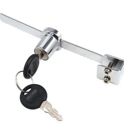 LUCCHETTO PER PORTA ARMADI IN VETRO SCORREVOLE 2 CHIAVI MOBILE VETRINA DISPLAY