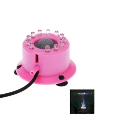 LUCE 12 LED RGB ACQUARIO CON BOLLE ARIA PIETRA POROSA PESCI PIANTE DECORAZIONE