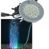 LUCE 19 LED RGB ACQUARIO CON BOLLE ARIA PIETRA POROSA PESCI PIANTE DECORAZIONE