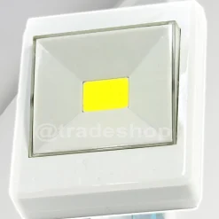 LUCE A LED CON INTERRUTTORE PUNTO FARETTO LAMPADA COB 3W PER ARMADIO CANTINA