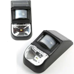 LUCE A LED PANNELLO SOLARE RICARICABILE SENSORE PIR GIARDINO ESTERNO 1W 100LM