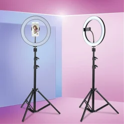 LUCE ANELLO PROFESSIONALE DIMMERABILE LED FOTO TREPPIEDE ILLUMINAZIONE TIKTOK