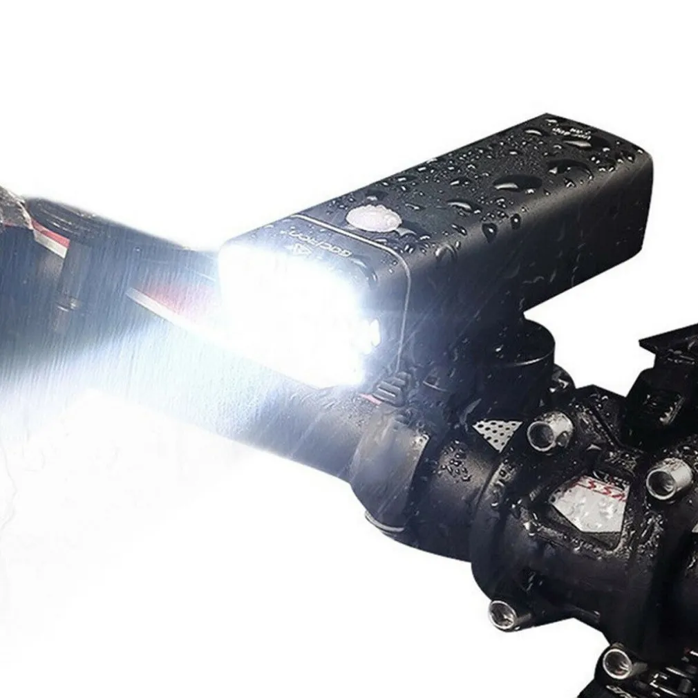 LUCE ANTERIORE LED COB RICARICABILE USB BICI CICLO BICICLETTA BIANCO TE-B0084