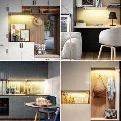 LUCE DI SICUREZZA LED BATTERIA RICARICABILE SENSORE MOVIMENTO MAGNETICA Q-LED80