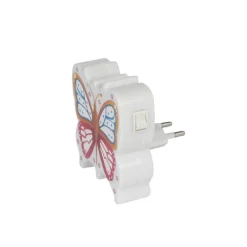 LUCE LED NOTTURNA CON FORMA DI FARFALLA LAMPADA PER CAMERETTA BAMBINI XC-1964