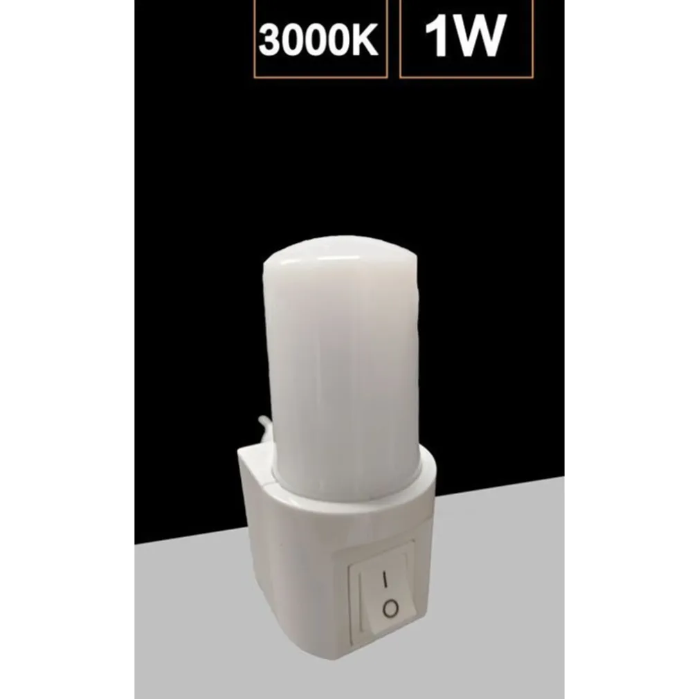 LUCE NOTTURNA A LED 1W FASCIO 120° CON INTERRUTTORE LUCE CALDA FREDDA NATURALE XGXYD104