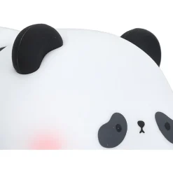 LUCE NOTTURNA FORMA PANDA LAMPADA A LED IN SILICONE DIMMERABILE RICARICABILE USB