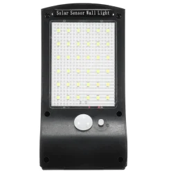 LUCE SOLARE APPLIQUE 36 LED DA PARETE SENSORE DI MOVIMENTO GIARDINO LINQ L808B