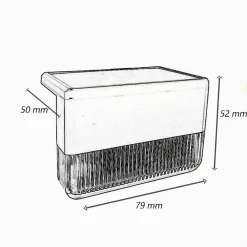 LUCE SOLARE GIARDINO LAMPADA LED PANNELLO SOLARE LUCE 3000K+RGB IP65 XGTJD-001KC