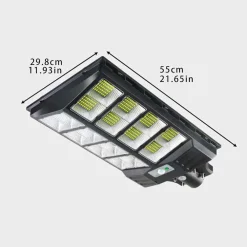 LUCE SOLARE LED LAMPIONE PER PARCO GIOCHI CORTILE STRADA PARCHEGGIO 400 W TELECOMANDO