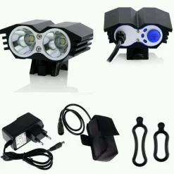 LUCE TORCIA CREE LED XM-L2 FARO FANALE BICICLETTA MTB BDC BICI SCUTER LAMPADA