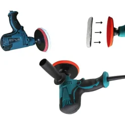 LUCIDATRICE PROFESSIONALE LEVIGATRICE AUTO CARROZZERIA LUCIDATORE 125MM 600WATT